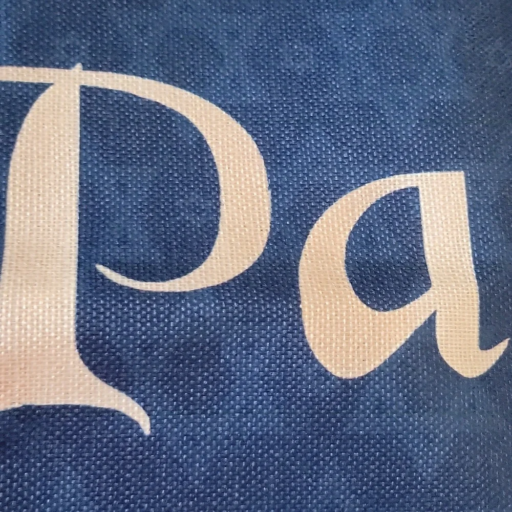 Passover Table Runner Blue Gold 14x72 – Matzoh Wine Holiday Symbols NEW